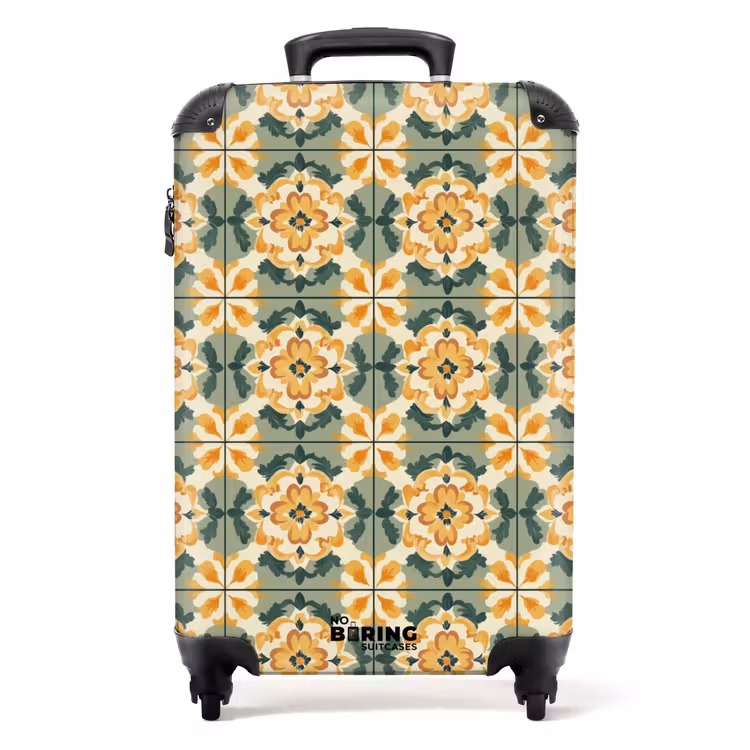 Suitcase - Ceramics - Weathered - Colorful — 1