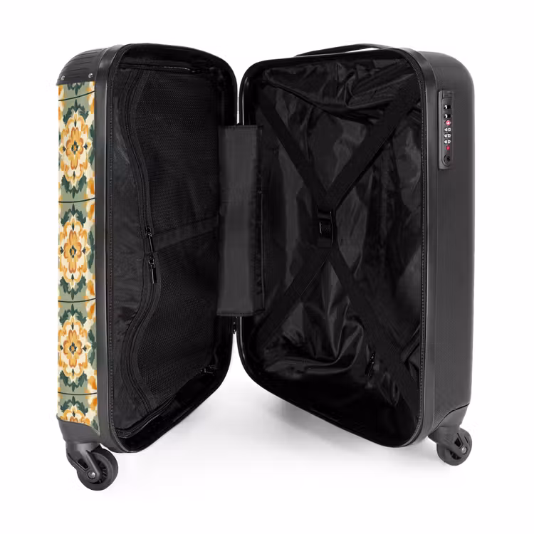 Suitcase - Ceramics - Weathered - Colorful — 3