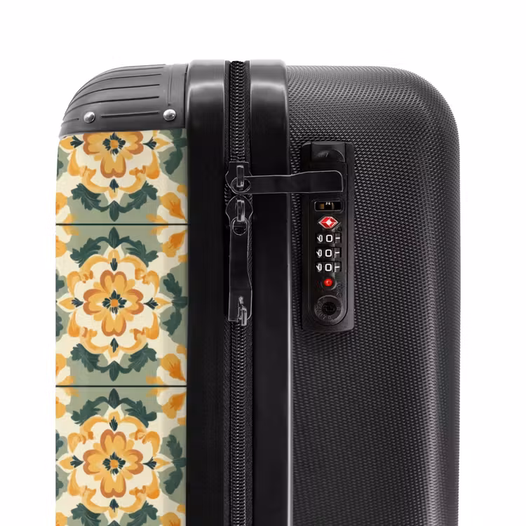Suitcase - Ceramics - Weathered - Colorful — 5