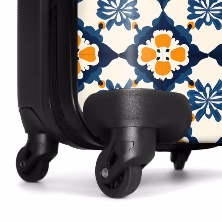 Suitcase - Classic - Geometric - Blue — 6
