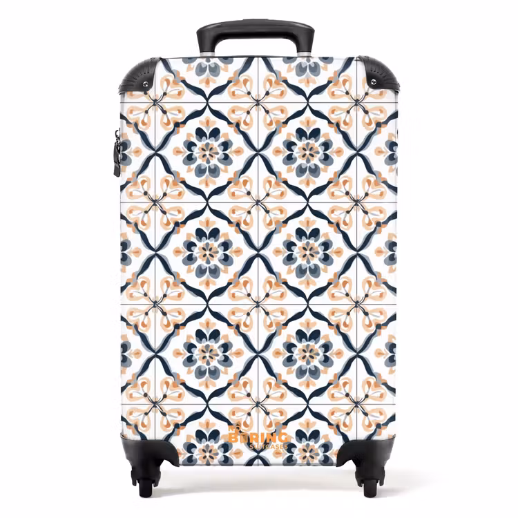 Suitcase - Leaf shape - Pattern - Colorful — 1