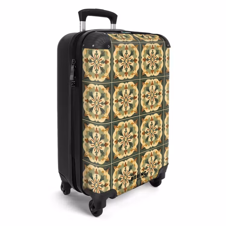 Suitcase - Ornament - Pattern - Green — 4