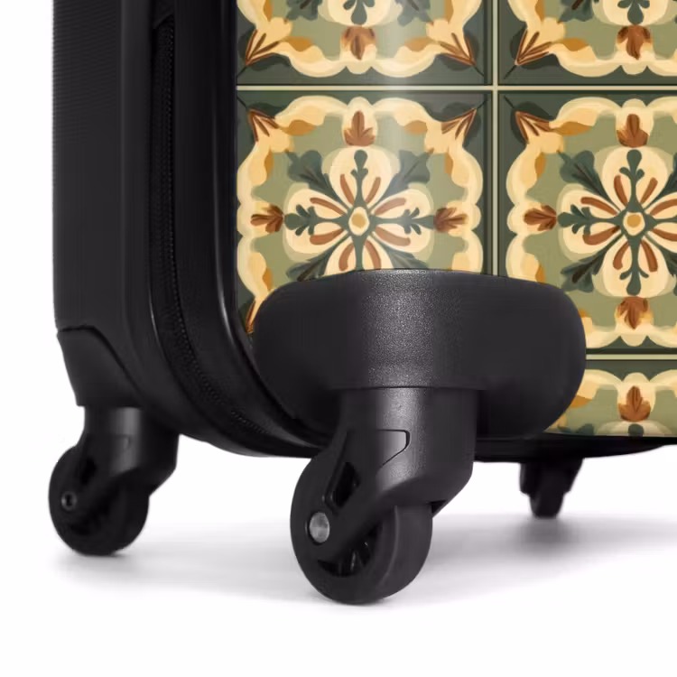 Suitcase - Ornament - Pattern - Green — 6