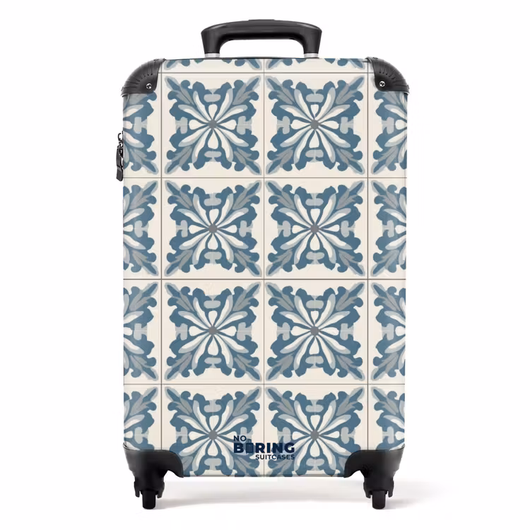 Suitcase - Pattern - Tile - Blue — 1