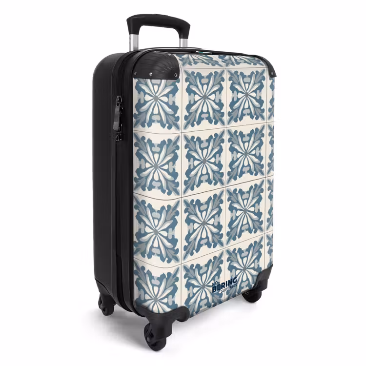 Suitcase - Pattern - Tile - Blue — 4
