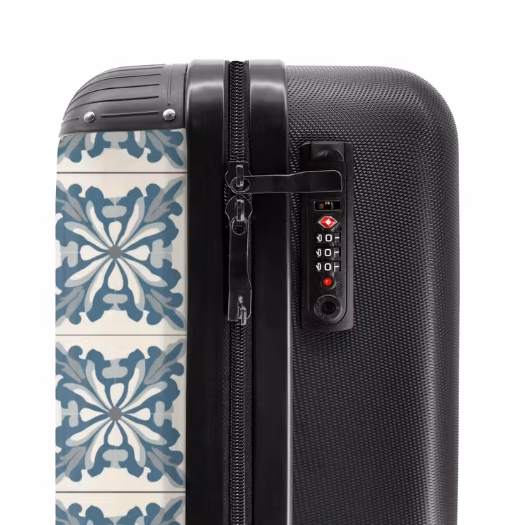 Suitcase - Pattern - Tile - Blue — 5