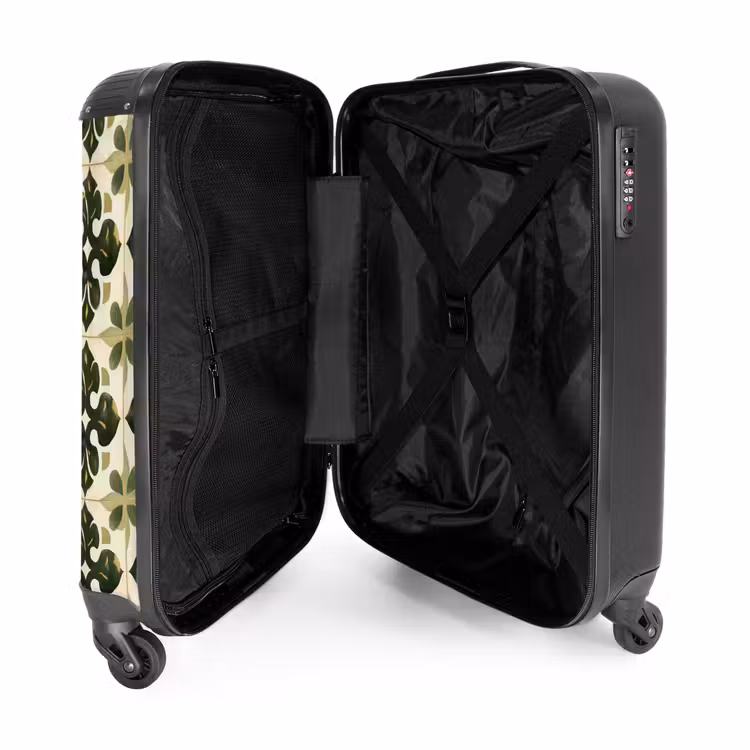 Suitcase - Pattern - Tile - Green — 3