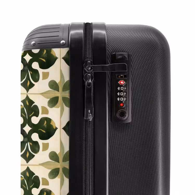 Suitcase - Pattern - Tile - Green — 5
