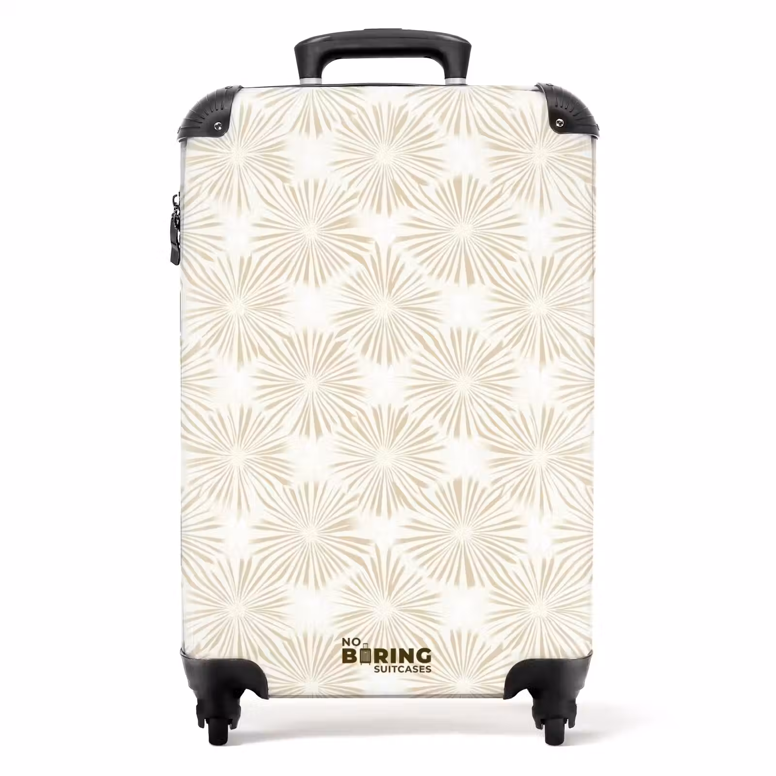 Suitcase - Abstract - Motif - Beige — 1