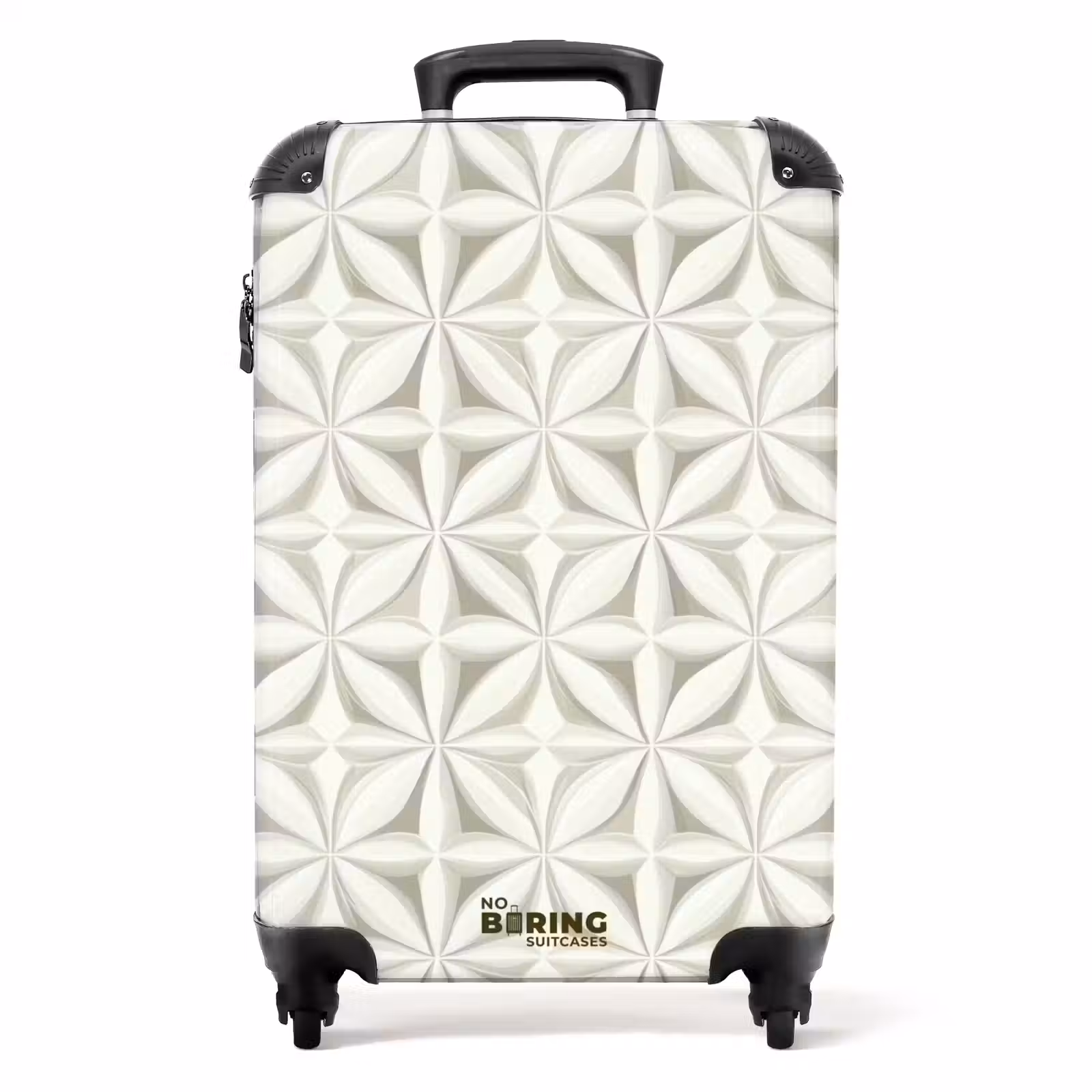 Suitcase - Abstract - Texture - Gray - White — 1