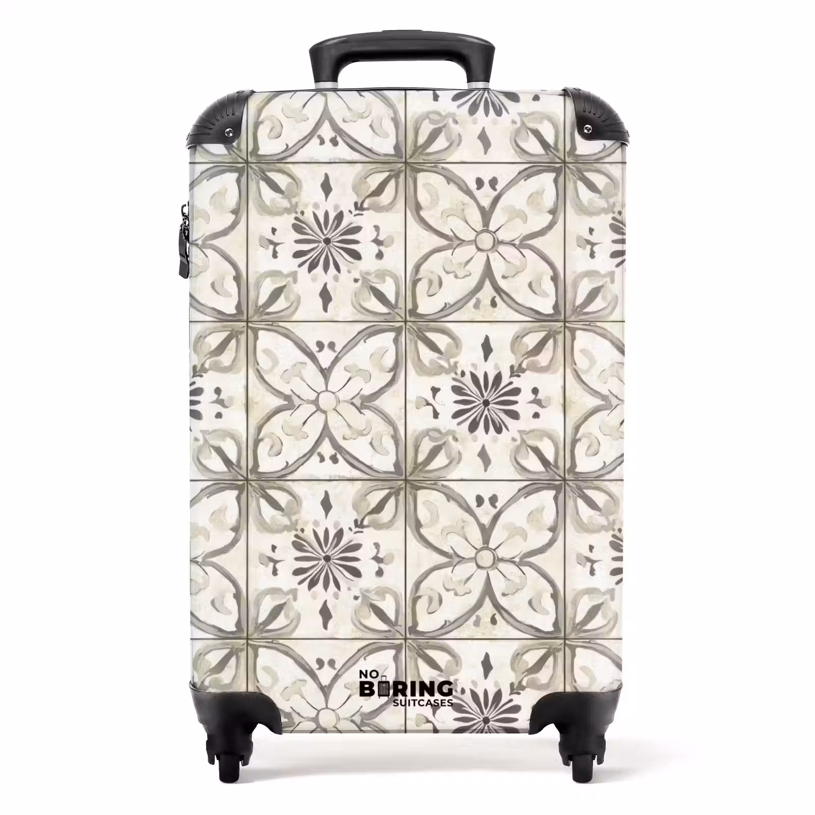 Suitcase - Antique - Tile - Beige — 1