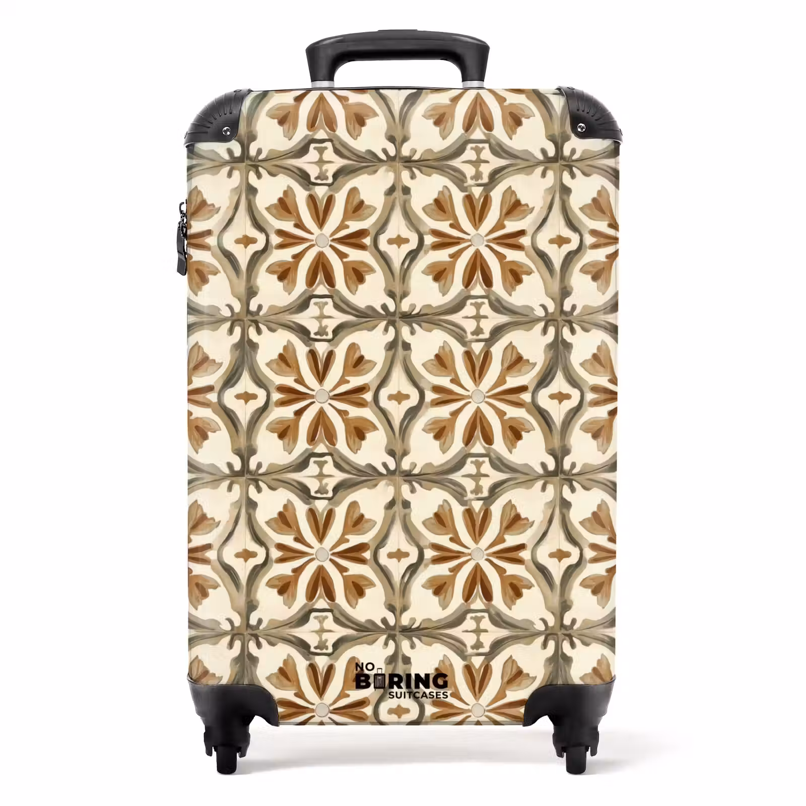 Suitcase - Decorative tile - Pattern - Brown — 1