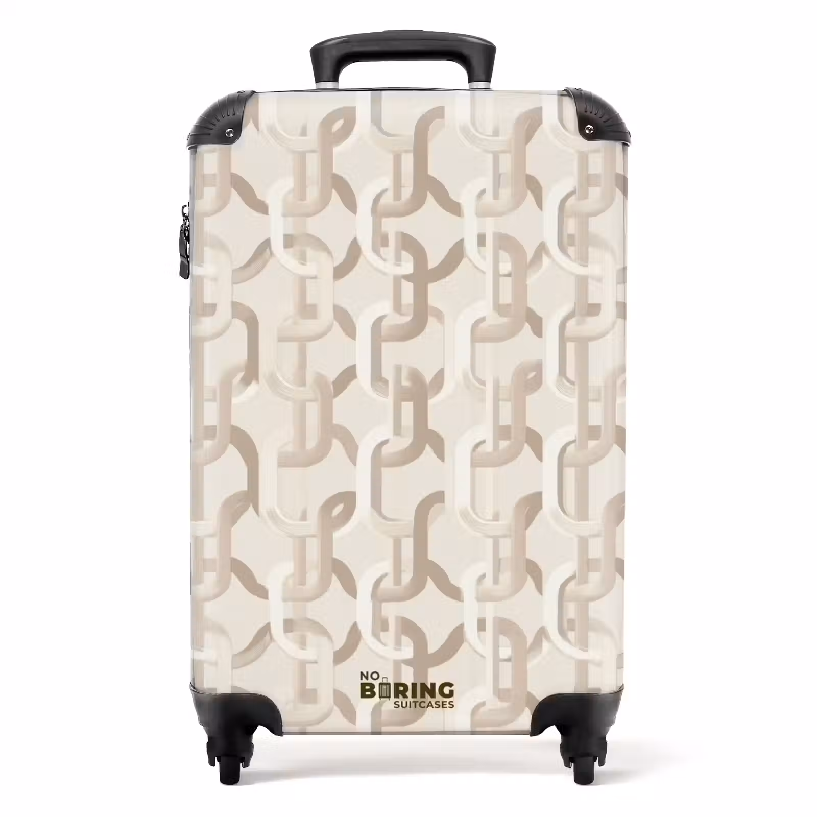 Suitcase - Motif - Abstract - Beige — 1