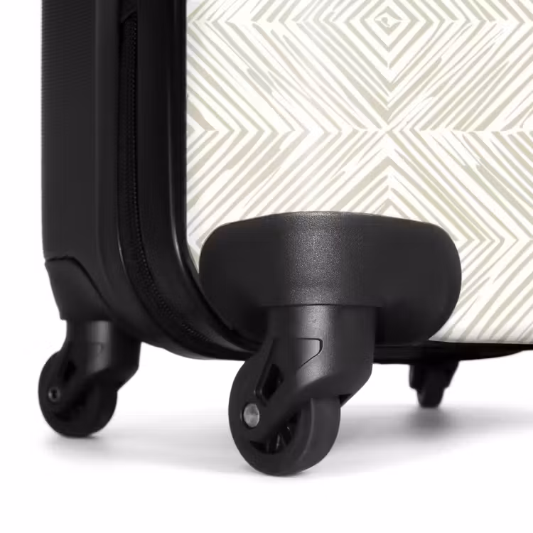 Suitcase - Abstract - Diamonds - Beige — 6