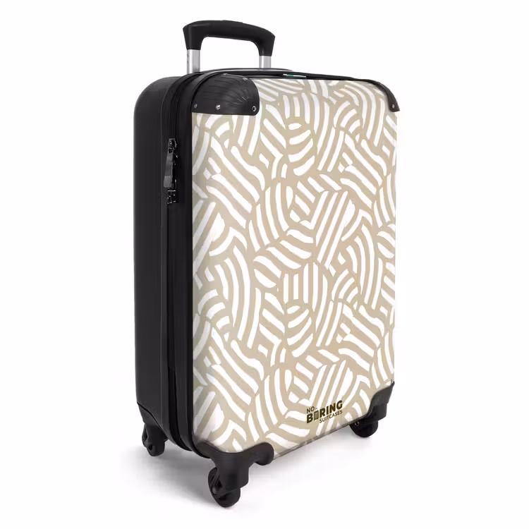 Suitcase - Abstract - Modern - Beige — 4