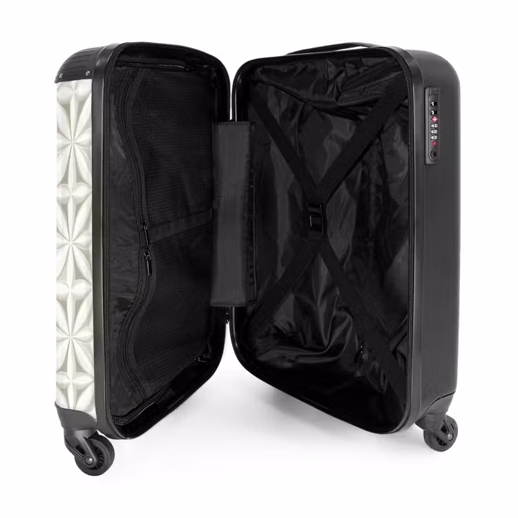 Suitcase - Abstract - Texture - Gray - White — 3