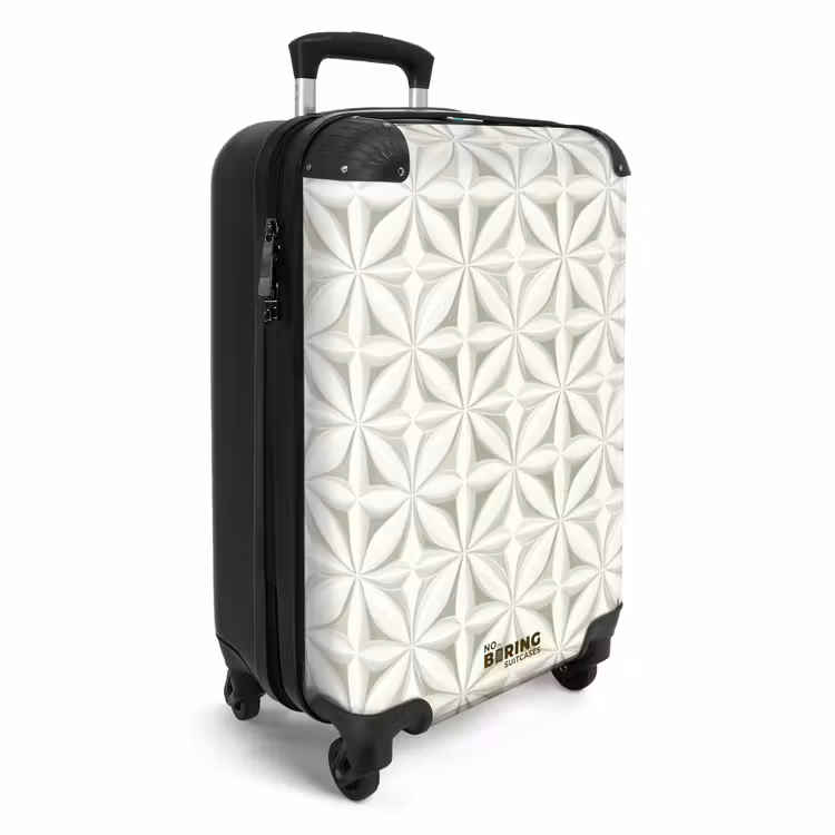 Suitcase - Abstract - Texture - Gray - White — 4