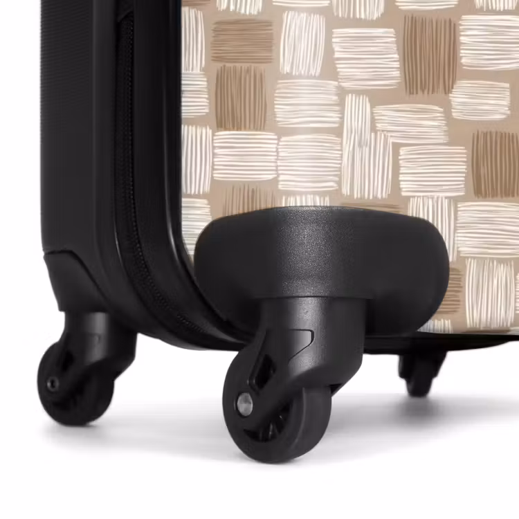 Suitcase - Block - Pattern - Brown — 6