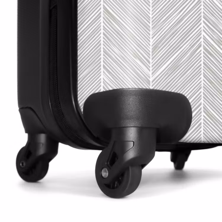 Suitcase - Classic - Herringbone - Gray — 6