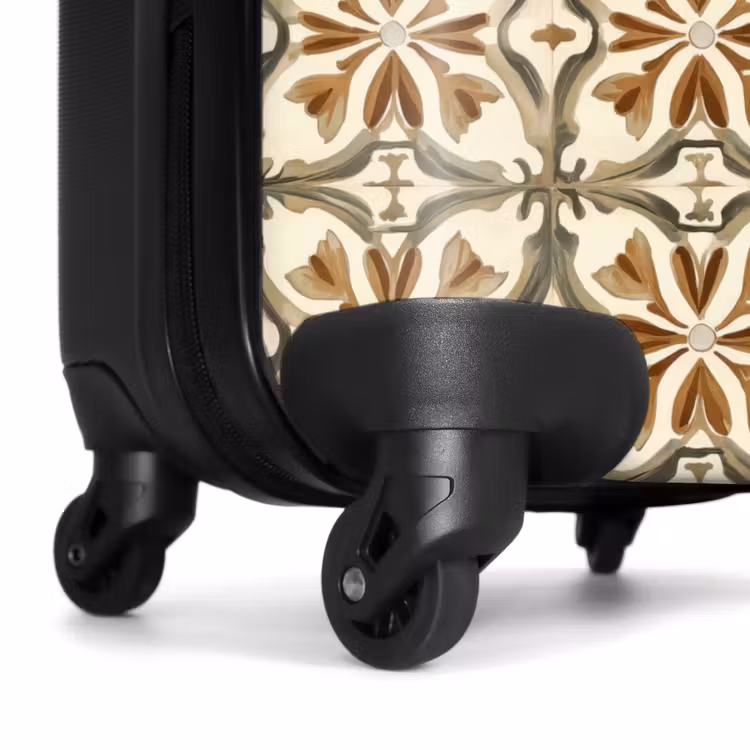 Suitcase - Decorative tile - Pattern - Brown — 6