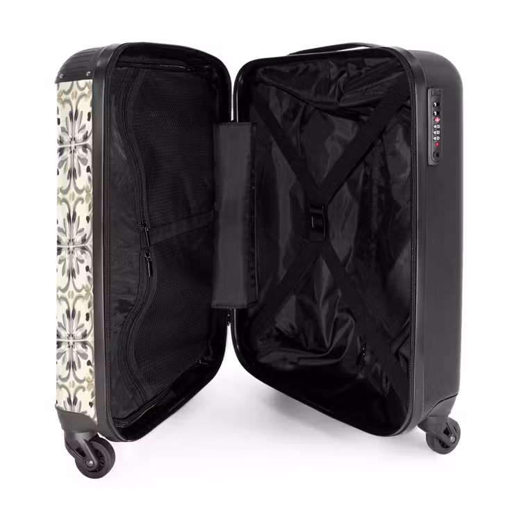 Suitcase - Floral - Pattern - Colorful — 3