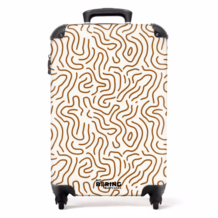 Suitcase - Minimalist - Pattern - Terracotta — 1