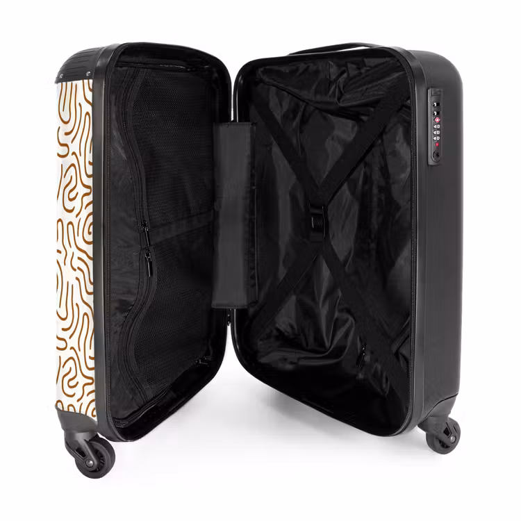 Suitcase - Minimalist - Pattern - Terracotta — 3