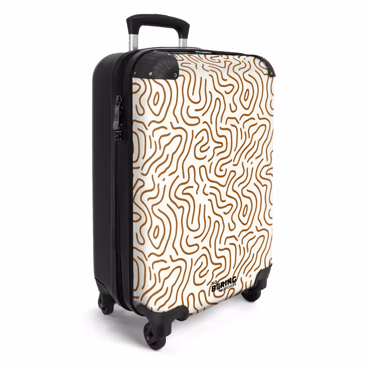 Suitcase - Minimalist - Pattern - Terracotta — 4