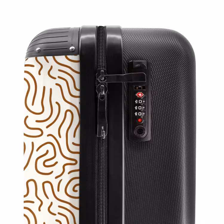 Suitcase - Minimalist - Pattern - Terracotta — 5