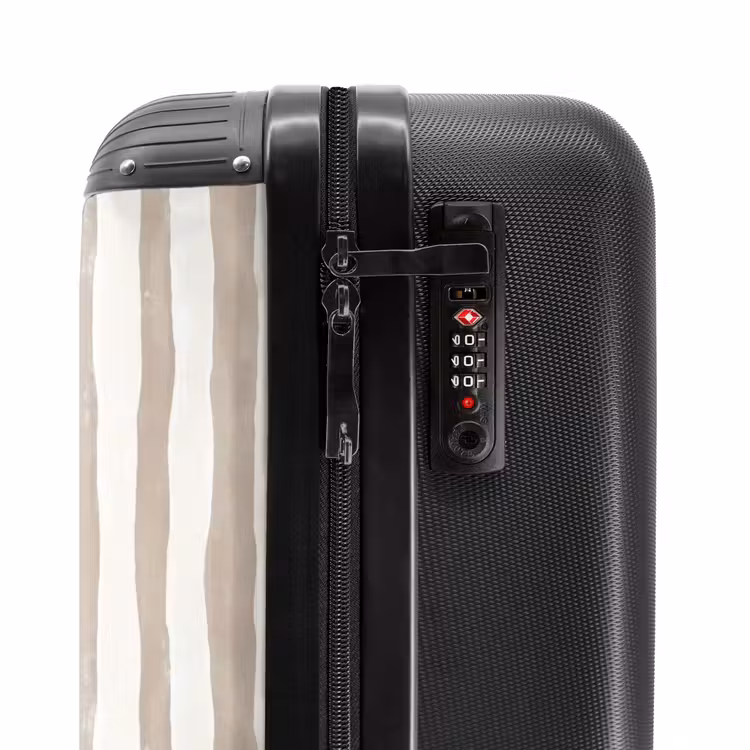 Suitcase - Minimalist - Stripes - Beige — 5