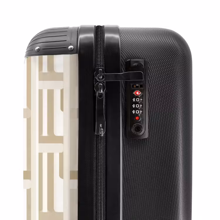 Suitcase - Modern - Geometric - Beige — 5
