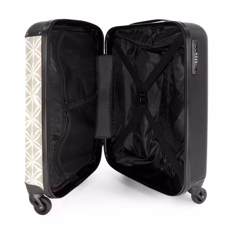 Suitcase - Motif - Modern - Beige — 3
