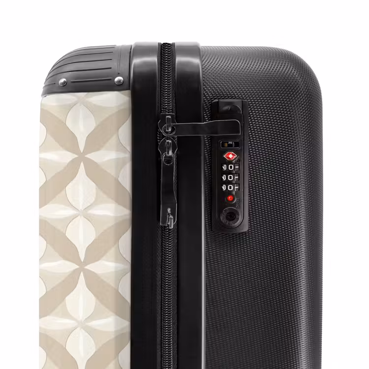 Suitcase - Pattern - Classic - Beige — 5