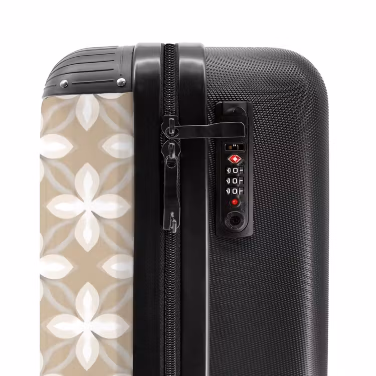 Suitcase - Pattern - Symmetrical - Beige — 5