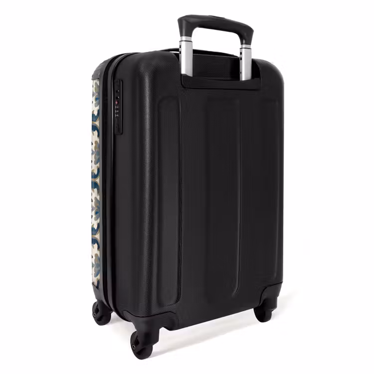 Suitcase - Tile - Pattern - Blue - Beige — 2