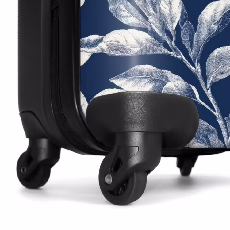 Suitcase - Botanical - Pattern - Blue — 6