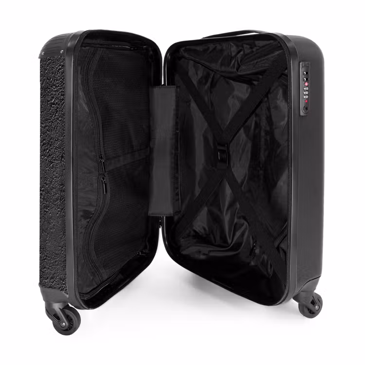 Suitcase - Dark gray - Asphalt texture - Rough — 3