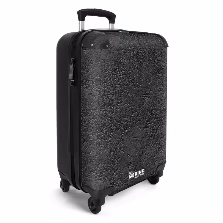 Suitcase - Dark gray - Asphalt texture - Rough — 4