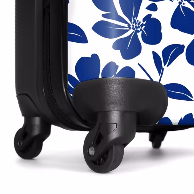 Suitcase - Floral - Modern - Blue — 6