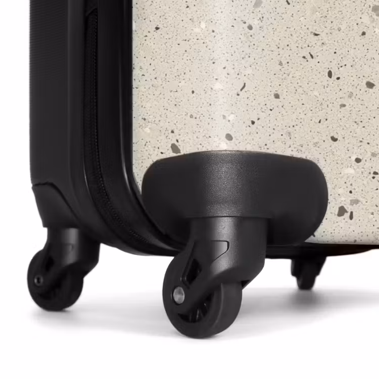 Suitcase - Light beige - Terrazzo - Gray — 6
