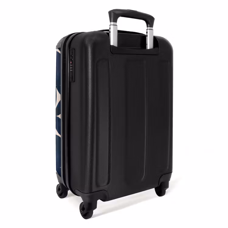 Suitcase - Modern - Geometric - Blue — 2
