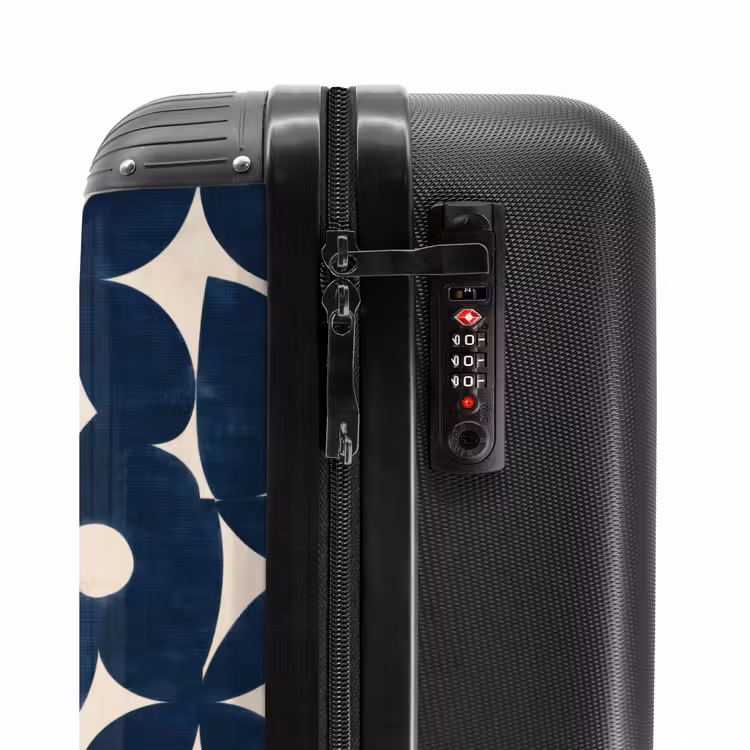 Suitcase - Modern - Geometric - Blue — 5