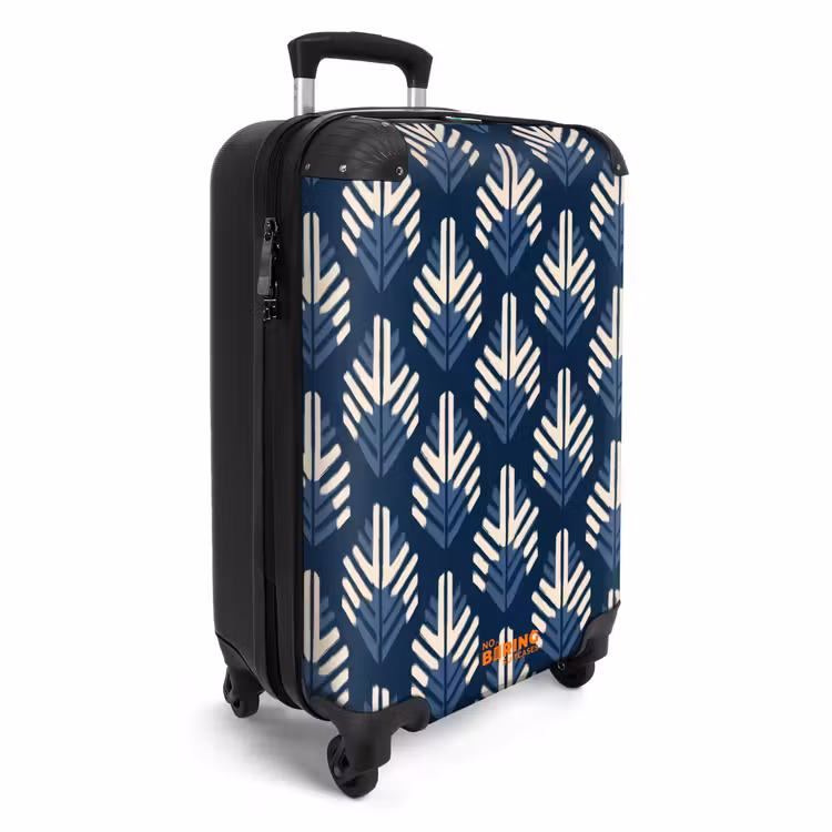 Suitcase - Modern - Pattern - Blue — 4