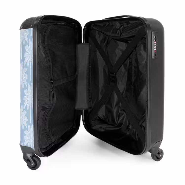 Suitcase - Palm Tree - Modern - Blue — 3
