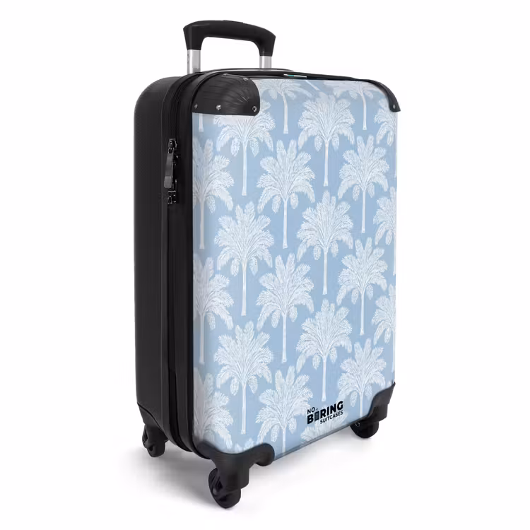 Suitcase - Palm Tree - Modern - Blue — 4