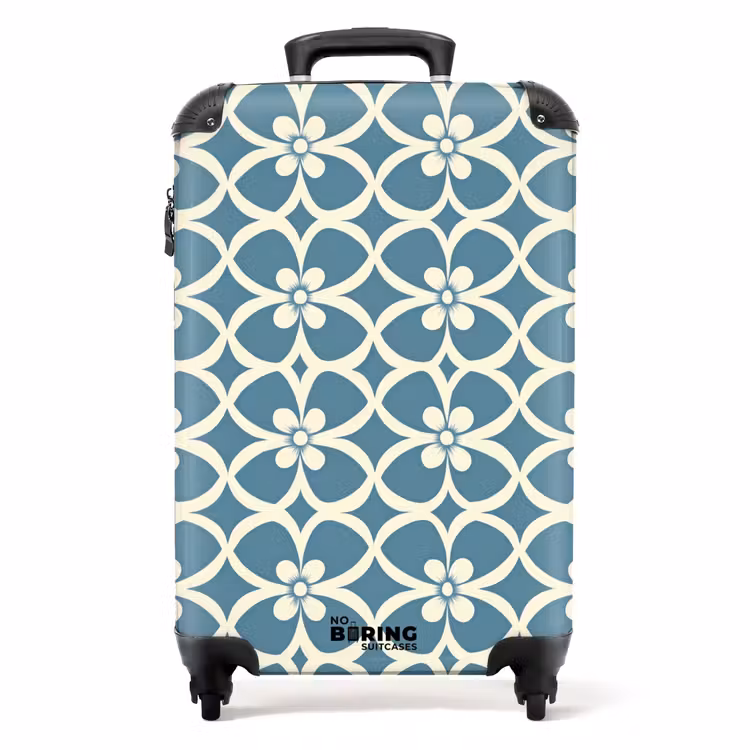 Suitcase - Pattern - Symmetrical - Blue — 1