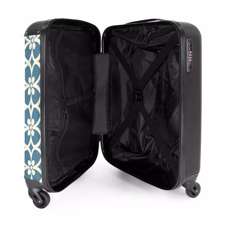 Suitcase - Pattern - Symmetrical - Blue — 3