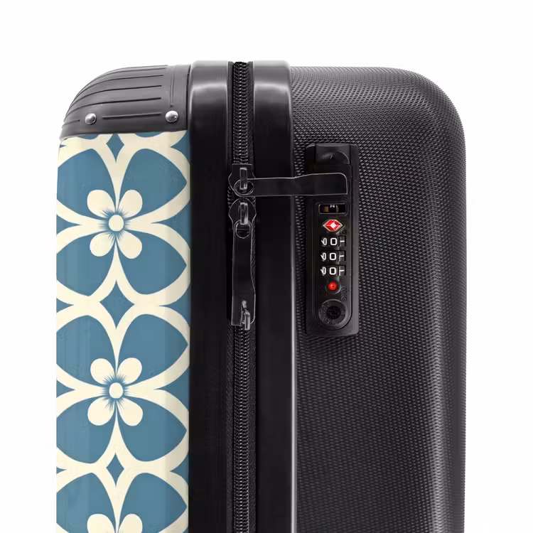 Suitcase - Pattern - Symmetrical - Blue — 5