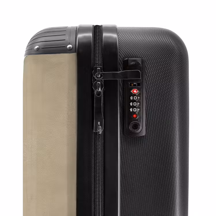 Suitcase - Sand color - Granular texture - Concrete — 5