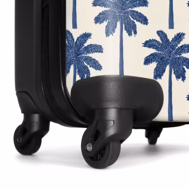 Suitcase - Symmetrical - Palm - Blue — 6